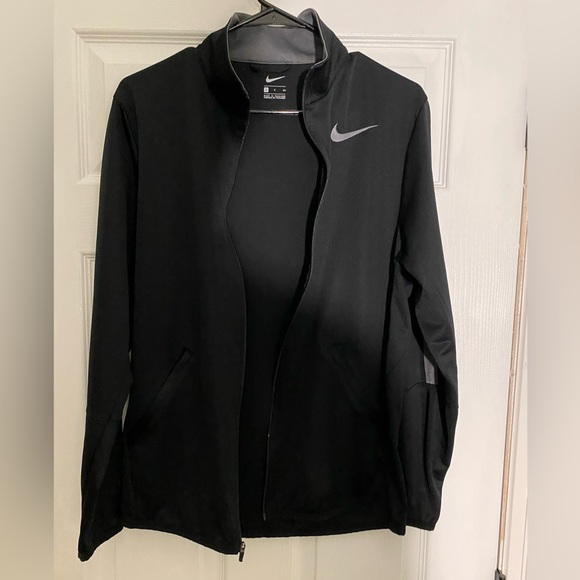 Nike Black and Grey Athletic Zip Up Size Small - Picture 3 of 5